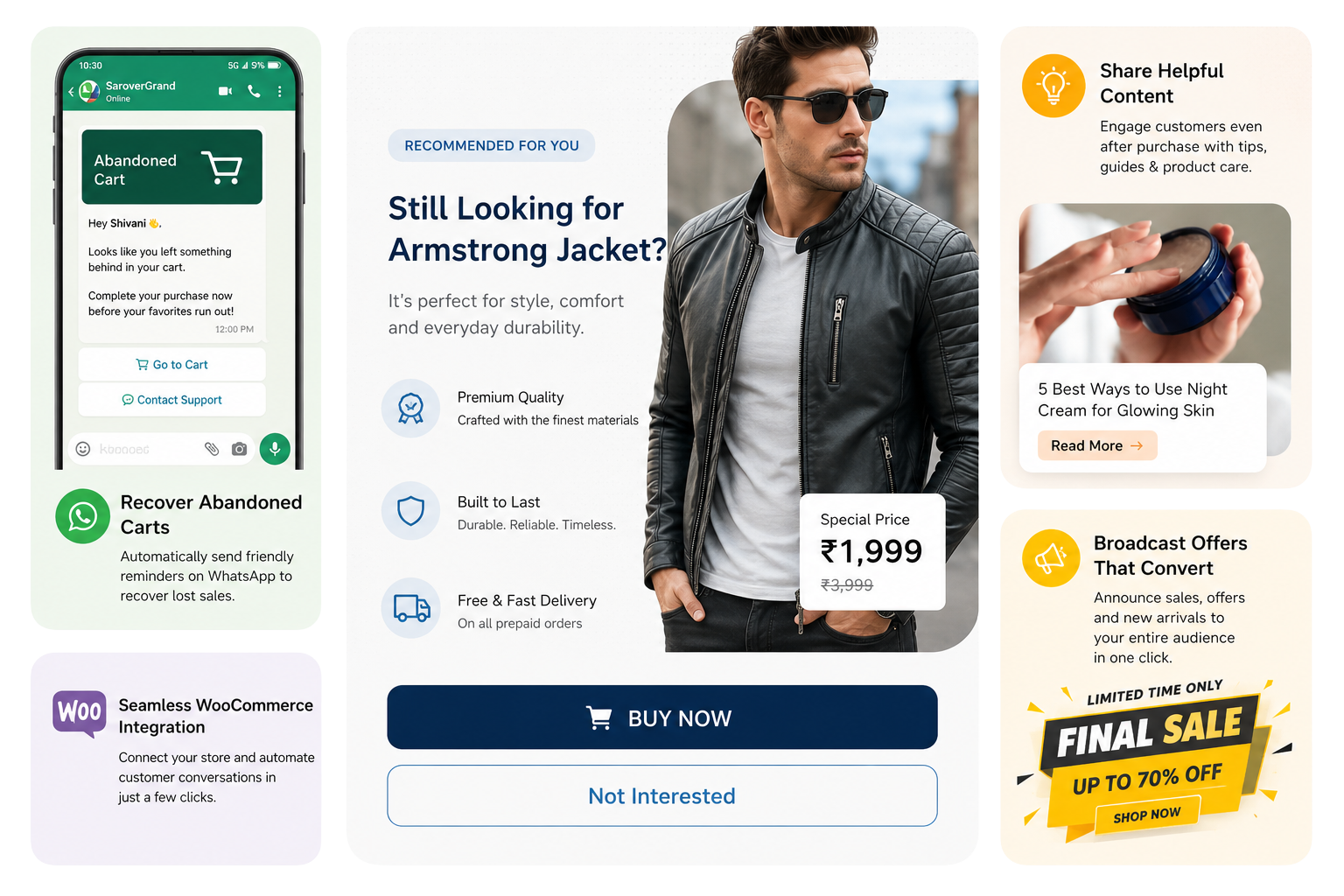 AgnoChat WhatsApp Marketing Showcase